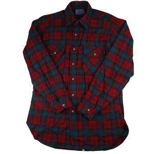 Vintage Pendleton %100 Wool Lindsay Tartan Plaid Flannel Shirt
